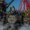 Knotts Berry Farm Ghost Town Train October 2014