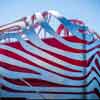 Petersen Automotive Museum on Wilshire Boulevard, April 2021