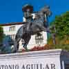 Downtown LA Antonio Aguilar statue, January 2018