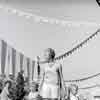 Janet Leigh and daughter Kelly Curtis with Greg Champion at Pacific Ocean Park, 1960