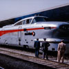 Aerotrain at Los Angeles Union Station, March 1956