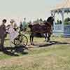 Somewhere in Time photo at Grand Hotel on Mackinac Island with Christopher Reeve and Jane Seymour, 1980