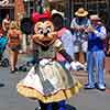 Minnie Mouse at Disneyland on Main Street, August 2006