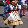 Minnie Mouse at Disneyland on Main Street, August 2006