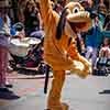 Pluto at Disneyland on Main Street, August 2006