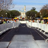 Disneyland Main Street U.S.A. February 1982 construction photo