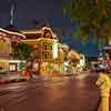 Disneyland Main Street U.S.A. at night, May 2011