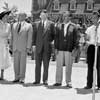 Disneyland opening day photo in Town Square, July 17, 1955