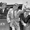 Disneyland opening day photo with Walt Disney on E. P. Ripley, July 17, 1955