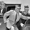 Disneyland opening day photo with Walt Disney on E. P. Ripley, July 17, 1955