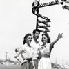 Farley Granger, Phyllis, and Clarice Bjurman at the Disney Studio, November 1949