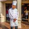 Oscar Martinez in front of Disneyland Carnation Cafe, May 2015