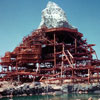 Disneyland Matterhorn construction