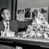 Disneyland Matterhorn model with Walt Disney