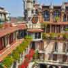 Mission Inn Spanish Patio Anton Clock March 2012