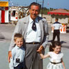 Mickey Mouse Club Circus at Disneyland photo with Walt Disney, 1956