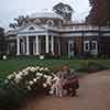 1950s photo of Monticello, Thomas Jefferson's home