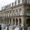 New Orleans Jackson Square, vintage 1950's photo