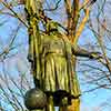 Christopher Columbus statue by Jeronimo Suñol, Central Park, New York City, April 2011