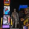 George M. Cohan statue, Times Square, New York City, April 2011