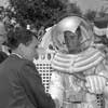 Richard Nixon and Tomorrowland Spaceman at Disneyland, June 15, 1959