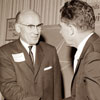 Richard Nixon campaigning for Governor at the Disneyland Hotel, 1962 photo