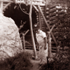 Mine Train Ride Tunnel, 1957