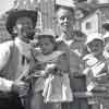 Black Bart at Mine Train attraction, July 30, 1956