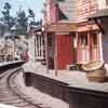 Rainbow Caverns Mine Train attraction at Disneyland photo, 1950s