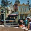 Rainbow Caverns Mine Train attraction at Disneyland photo, 1950s