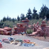 Disneyland Mine Train attraction, May 1960