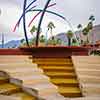 Palm Springs Rainmaker fountain December 2009