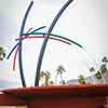 Palm Springs Rainmaker fountain December 2009