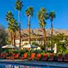 Colony Palms Hotel pool, December 2008