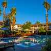 Colony Palms Hotel pool, December 2008