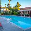 Colony Palms Hotel pool, December 2009