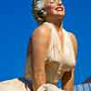 Palm Springs Marilyn Monroe statue, September 2012