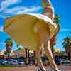 Palm Springs Marilyn Monroe statue, September 2012