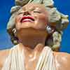 Palm Springs Marilyn Monroe statue, September 2012