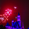 Sleeping Beauty Castle Fireworks and Tinkerbell, July 2008