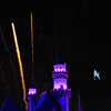 Sleeping Beauty Castle Fireworks and Tinkerbell, July 2008