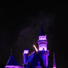 Sleeping Beauty Castle Fireworks and Tinkerbell, July 2008