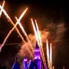 Sleeping Beauty Castle Fireworks and Tinkerbell, July 2008