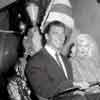 Mickey Hargitay and Jayne Mansfield on Peter Pan's Flight attraction, May 1957