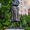 Robert Morris statue by Paul Wayland Bartlett, Independence Hall, July 2009