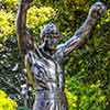 Rocky Balboa statue, Philadelphia Art Museum, July 2009