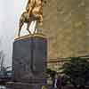 Anthony Wayne statue, Philadelphia Art Museum, Winter 1983