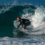 Ryan Moore at Pacific Beach surfing photo