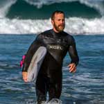 Ryan Moore at Pacific Beach surfing photo