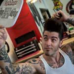 Daveland Robbie Bravo Bazzani at The El Rey Tattoo and Barber Shop photo